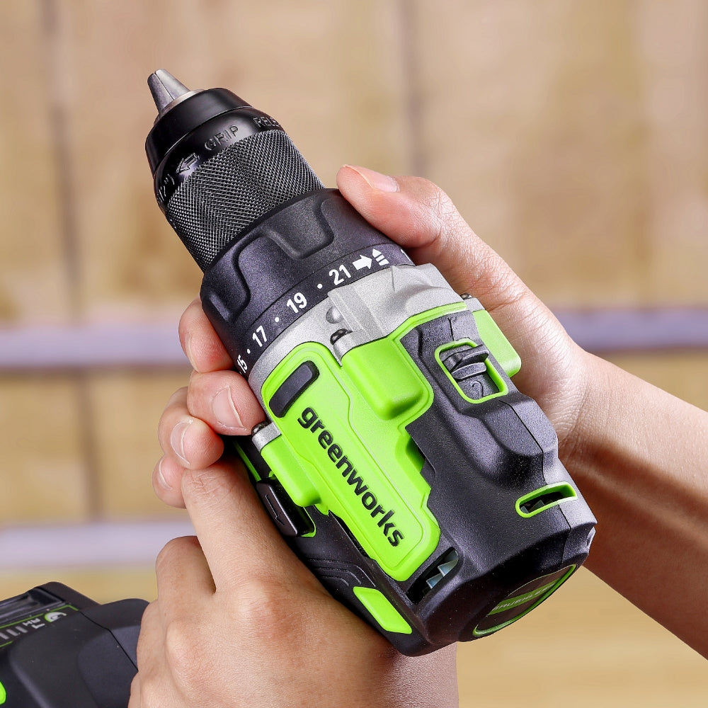 POWERALL 24 V PRO slagborrmaskin 90 Nm – 4 Ah-batteri