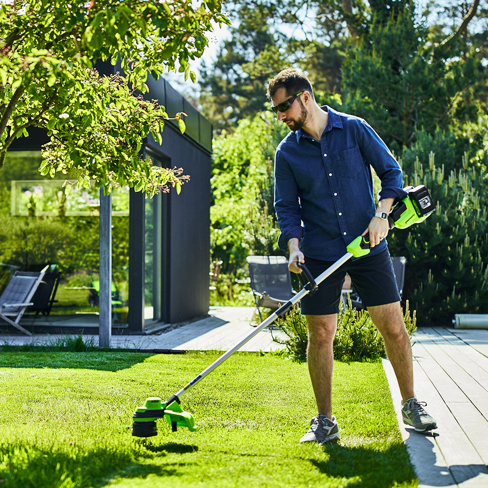 POWERALL 48 V (24 V x 2) grästrimmer 33 cm – endast verktyg