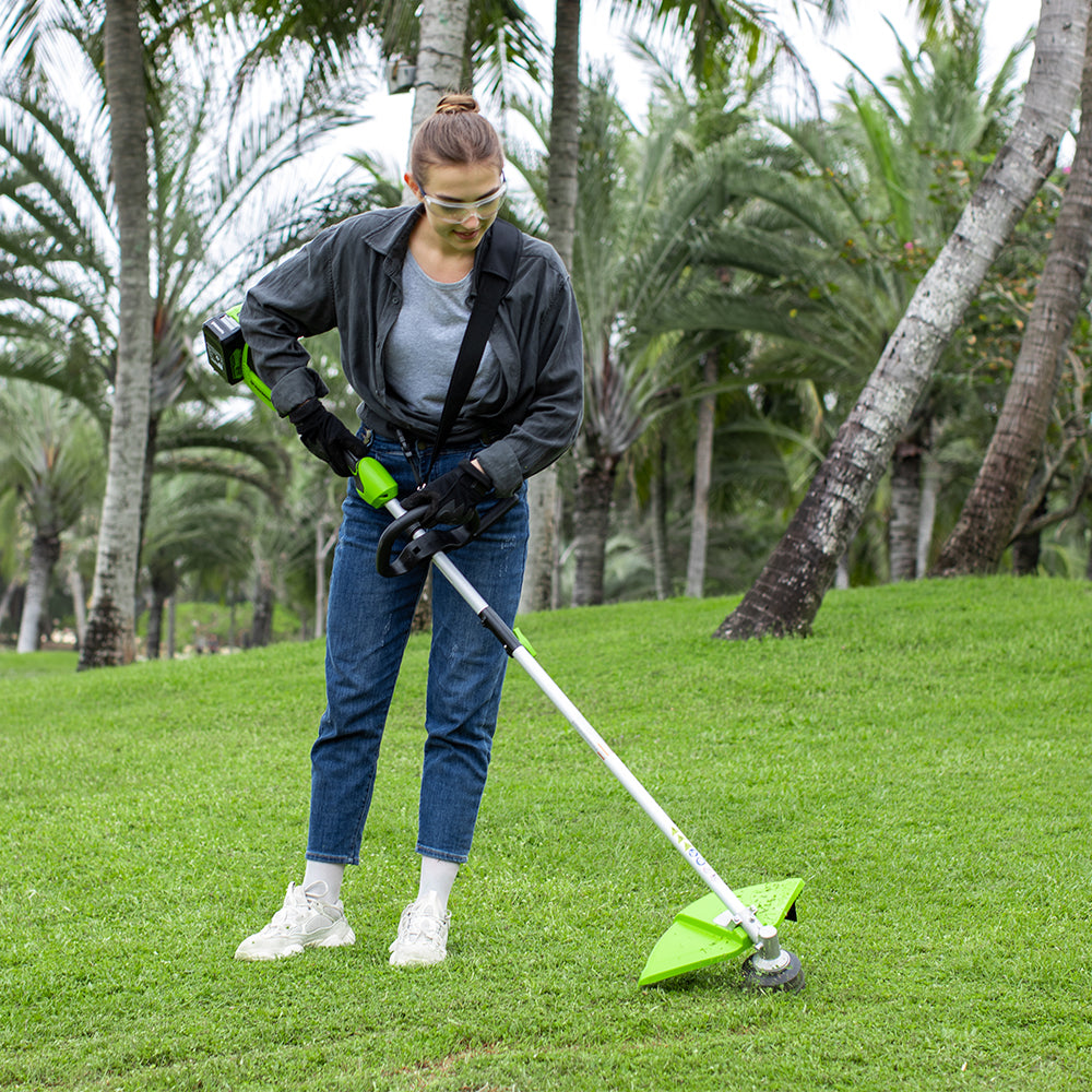 POWERALL 48 V (24 V x 2) grästrimmer 40 cm – endast verktyg