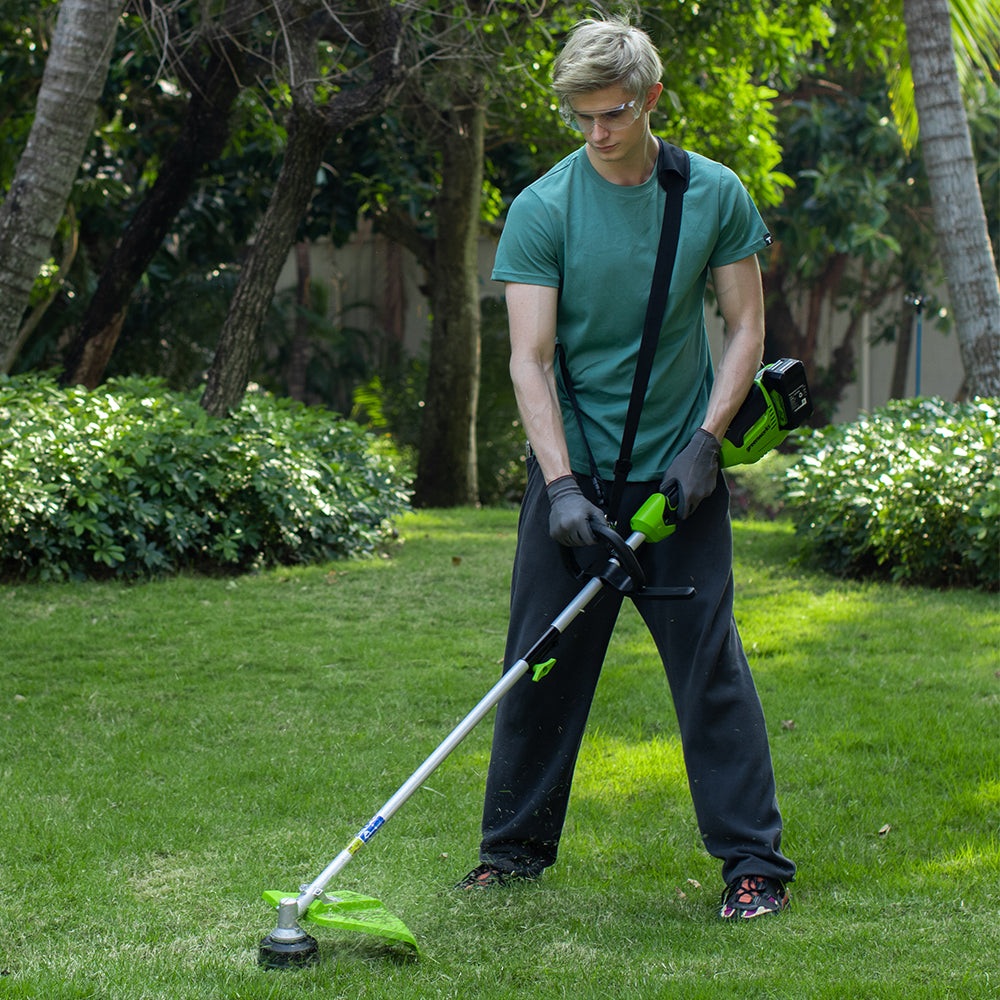POWERALL 48 V (24 V x 2) grästrimmer 40 cm – endast verktyg