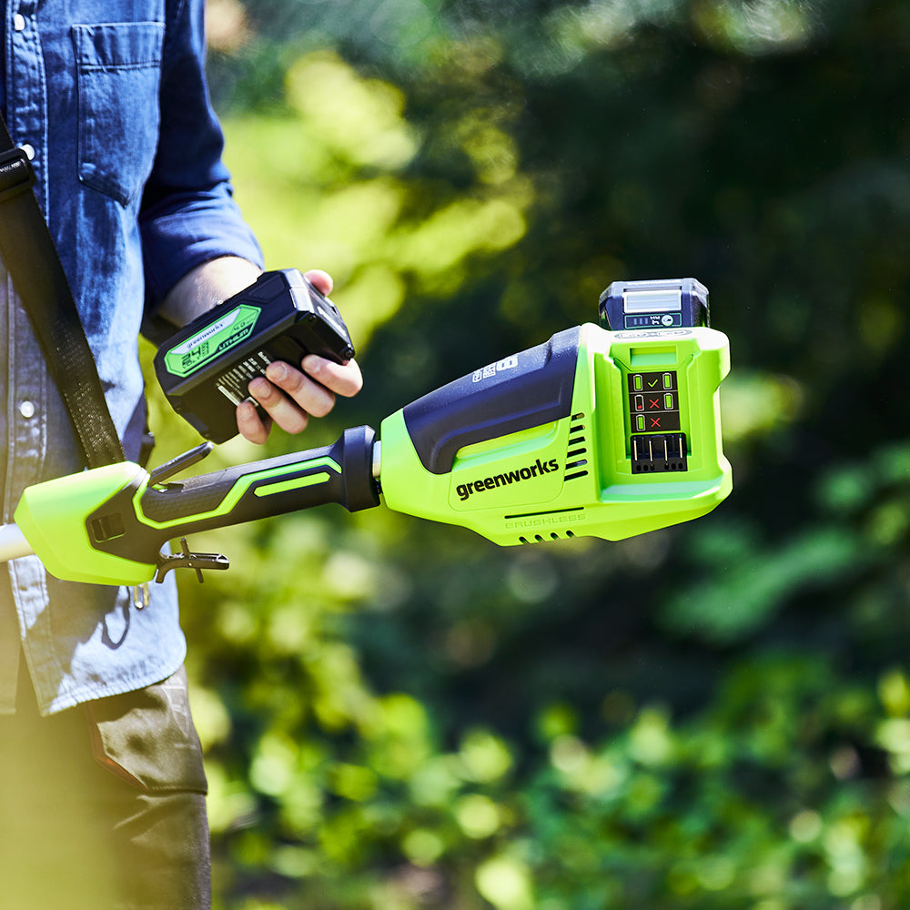 POWERALL 48 V (24 V x 2) grästrimmer 40 cm – endast verktyg