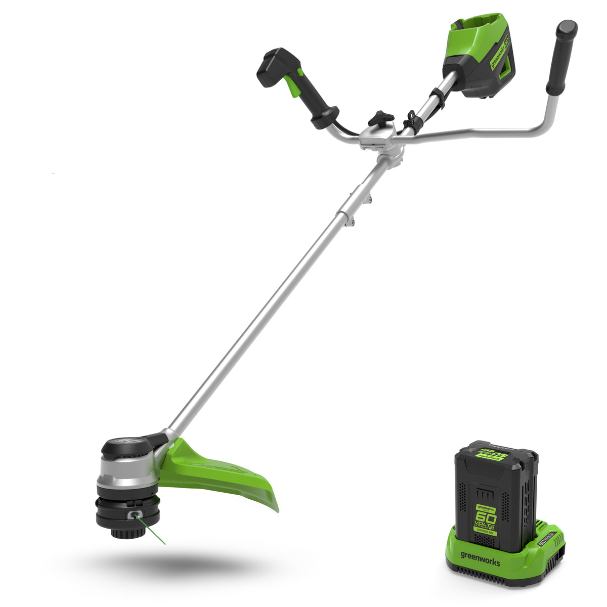 60 V röjsåg med cykelhandtag 40 cm – 4 Ah-batteri
