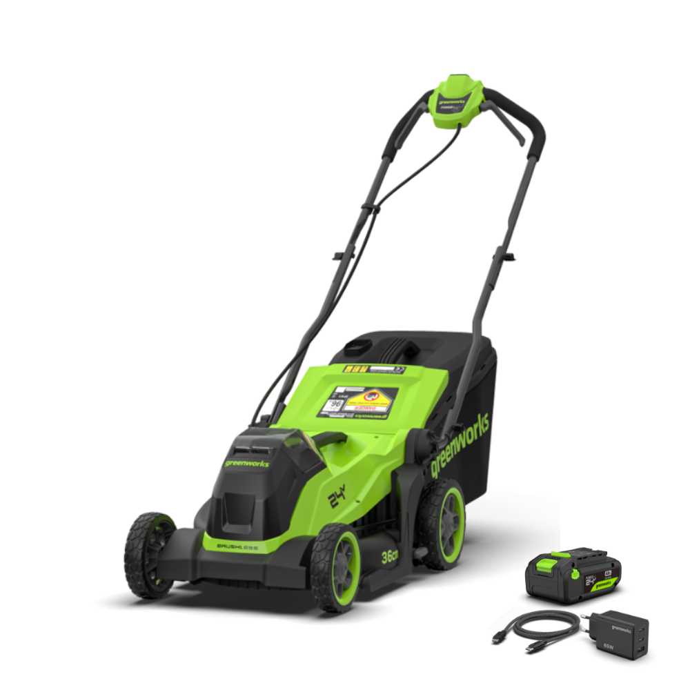 POWERALL 24 V gräsklippare 36 cm, gen. II – 4 Ah-batteri