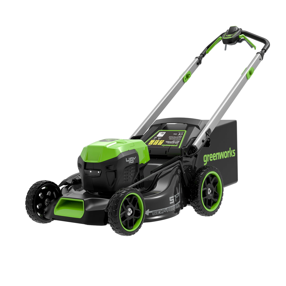 48 V DVT 51 cm gräsklippare – 5 Ah-batteri