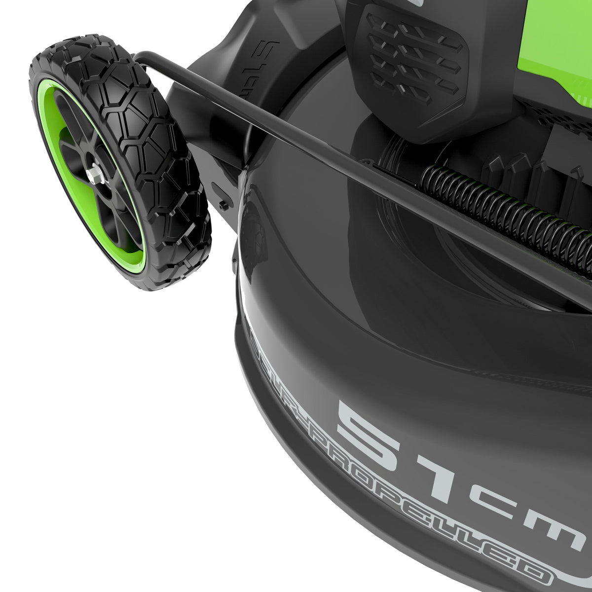 48 V DVT 51 cm gräsklippare – 5 Ah-batteri