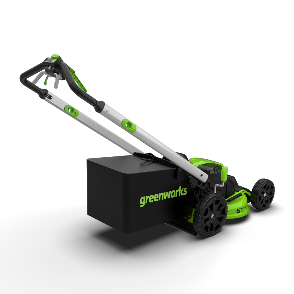 60 V gräsklippare 61 cm, självgående – 2 × 4 Ah-batteri