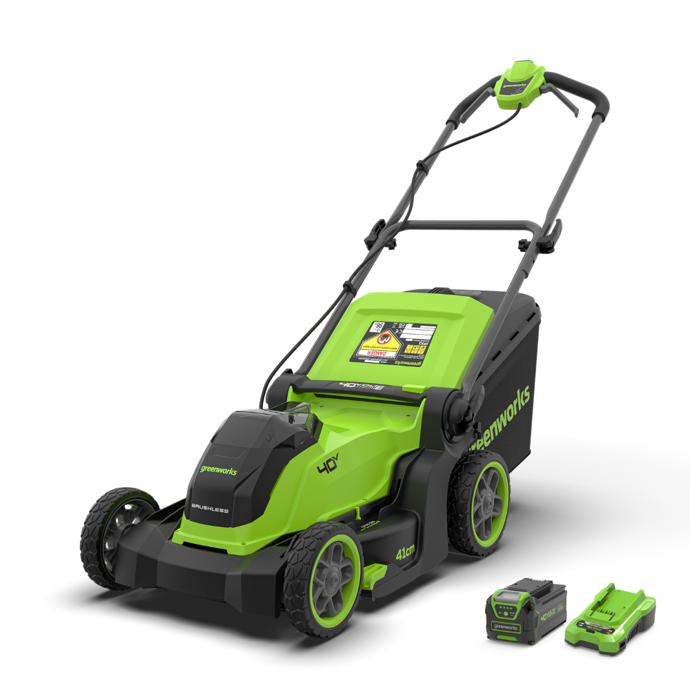 40 V gräsklippare 41 cm, gen. II – 4 Ah-batteri