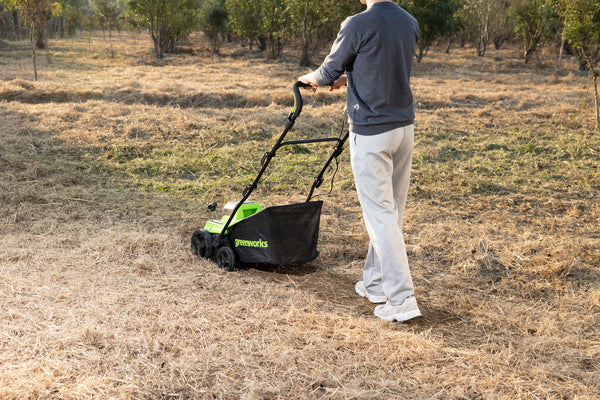 40V Vertikalskärare / Scarifier 2-i-1 38cm - endast verktyg