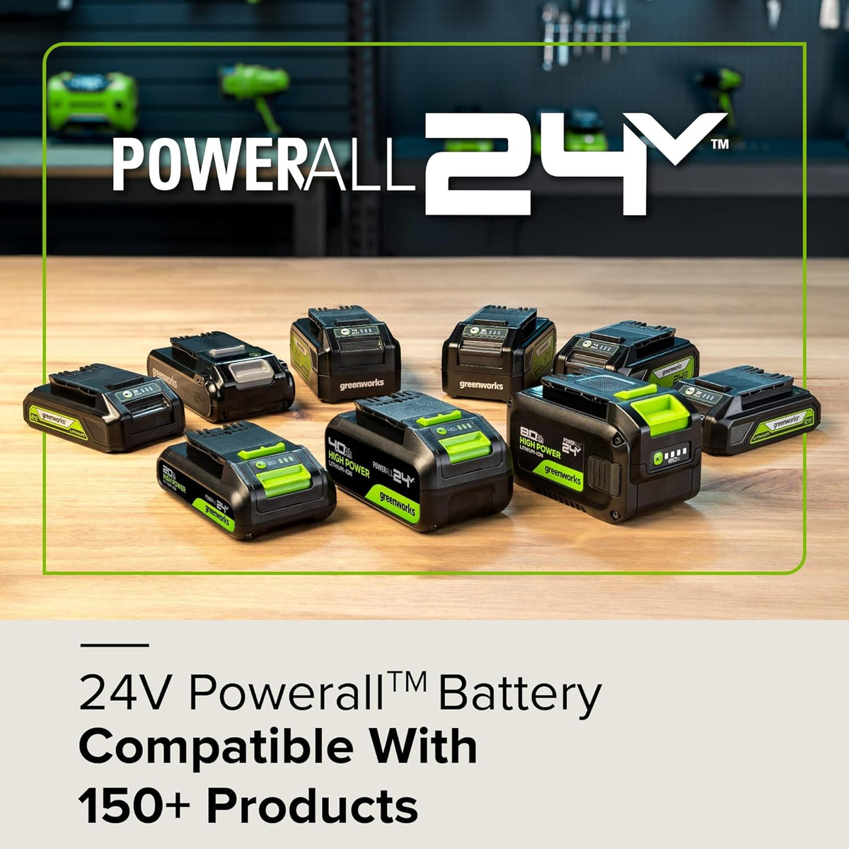 POWERALL 24 V högprestandabatteri 4 Ah
