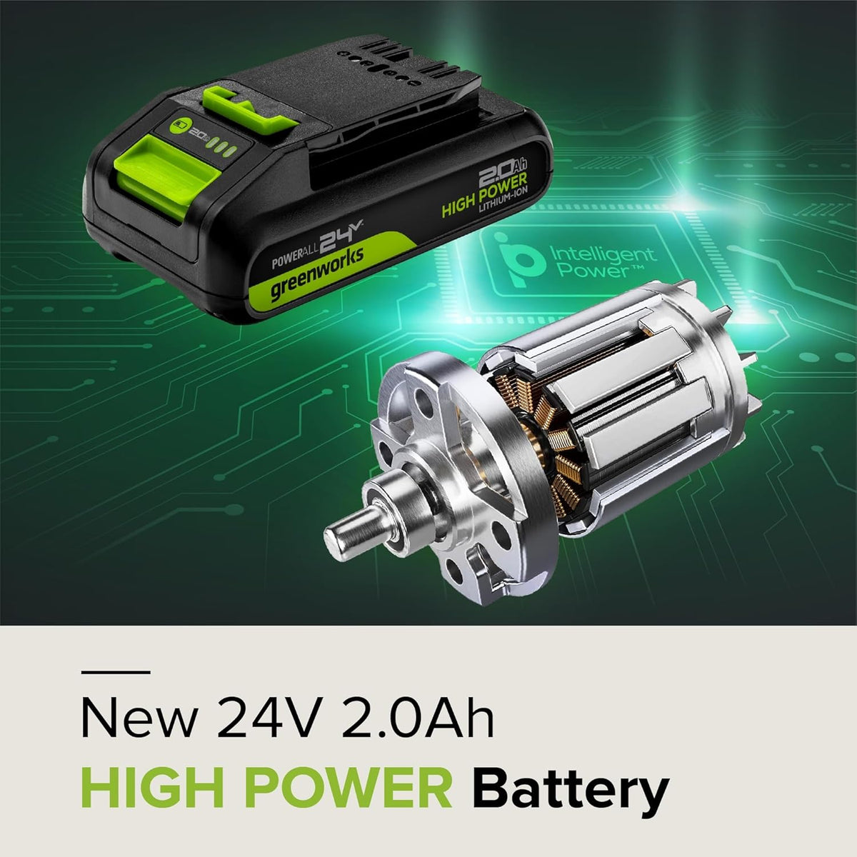POWERALL 24 V högprestandabatteri 2 Ah