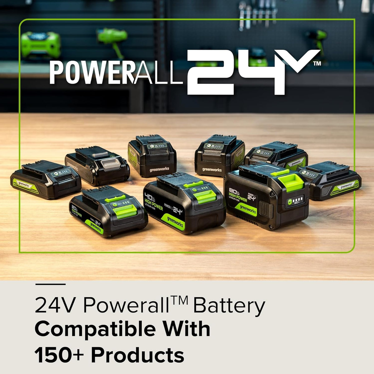 POWERALL 24 V högprestandabatteri 2 Ah