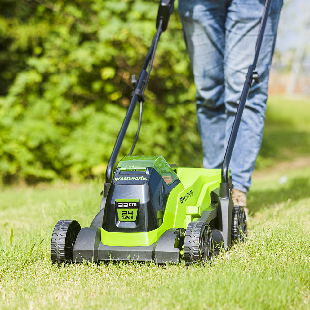 POWERALL 24 V gräsklippare 33 cm – 2 Ah-batteri