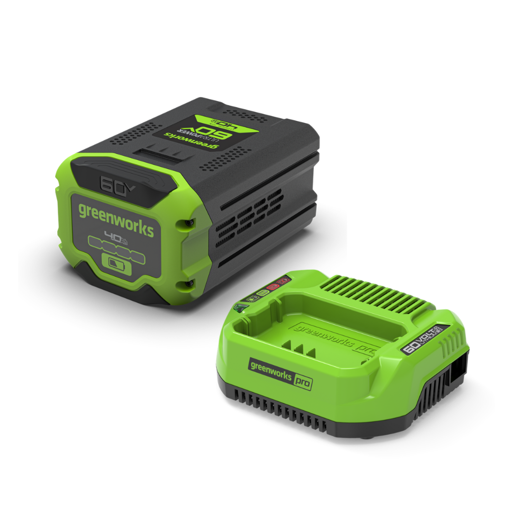 60 V-startpaket med 4 Ah-batteri + laddare