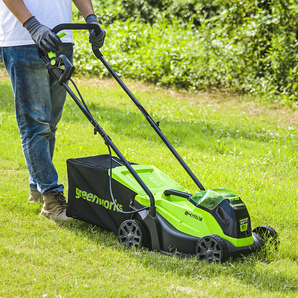 POWERALL 24 V gräsklippare 33 cm – 2 Ah-batteri