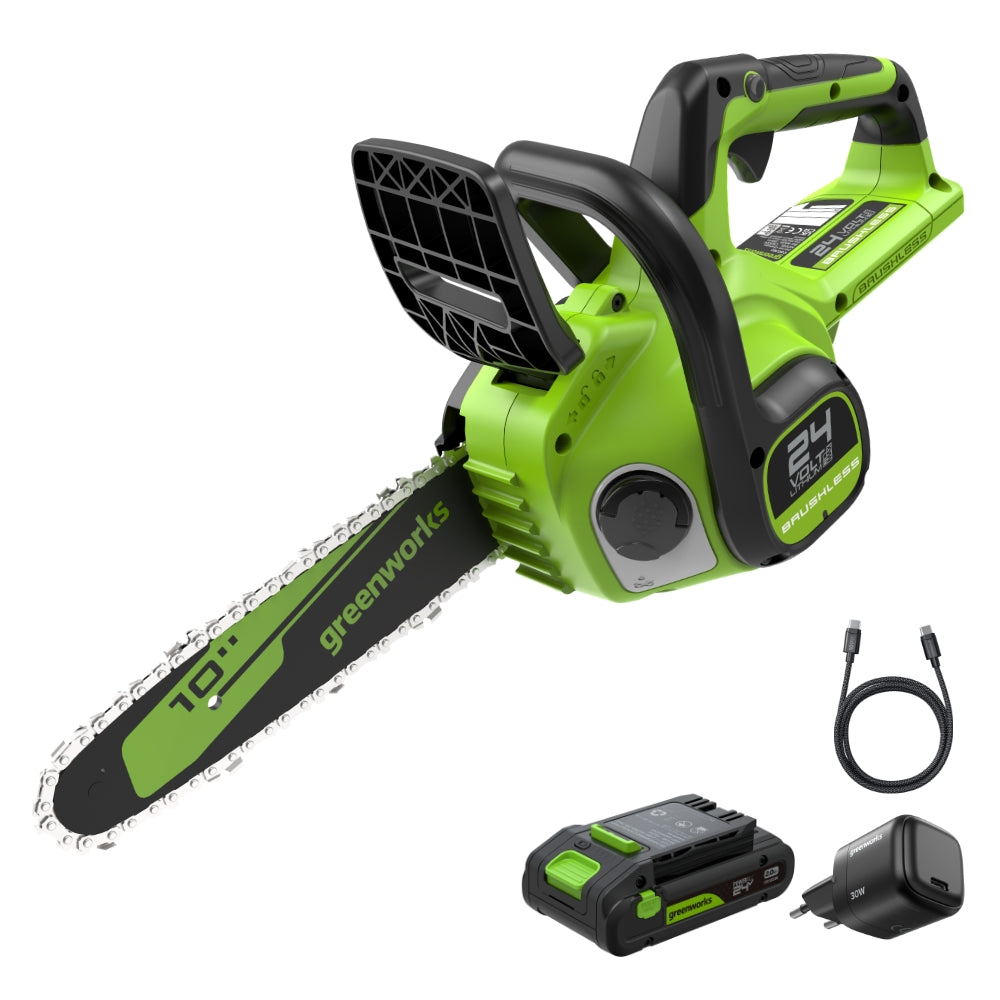 POWERALL 24V motorsåg 25 cm - 2Ah-batteri
