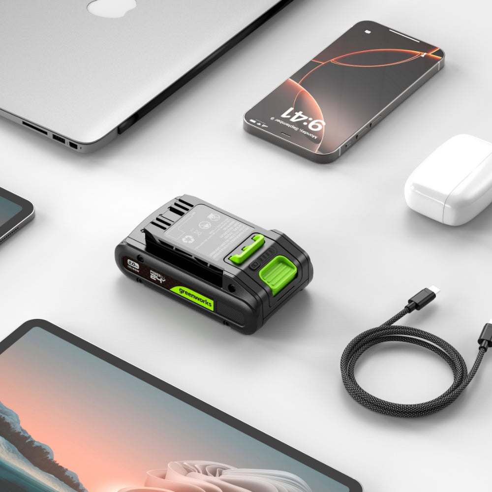 POWERALL 24 V högeffekts-USB-C-batteri 2 Ah