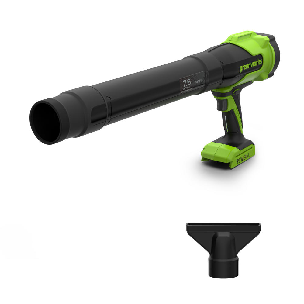 POWERALL 24 V pistolblåsare 209 km/h – 4 Ah-batteri
