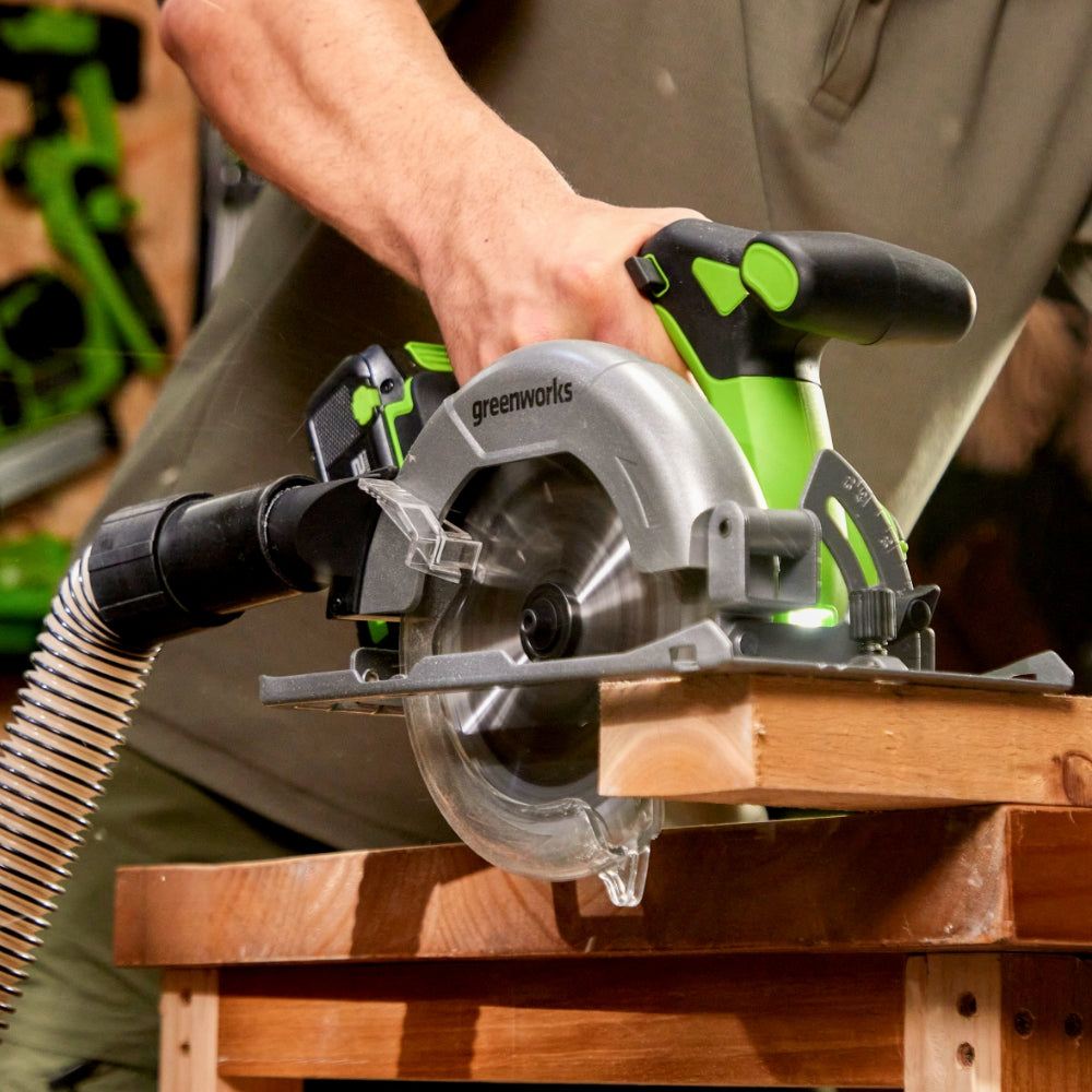 POWERALL 24 V borrskruvdragare + cirkelsåg, set – 2x 2 Ah-batterier