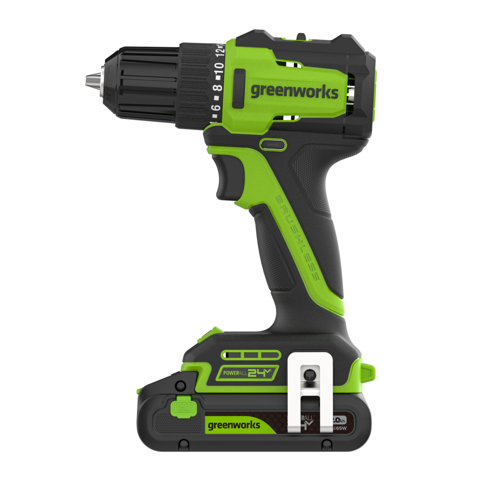 POWERALL 24 V borrskruvdragare 35 Nm – 2 Ah-batteri