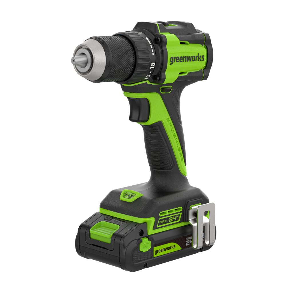 POWERALL 24 V borrskruvdragare 45 Nm – 2 Ah-batteri