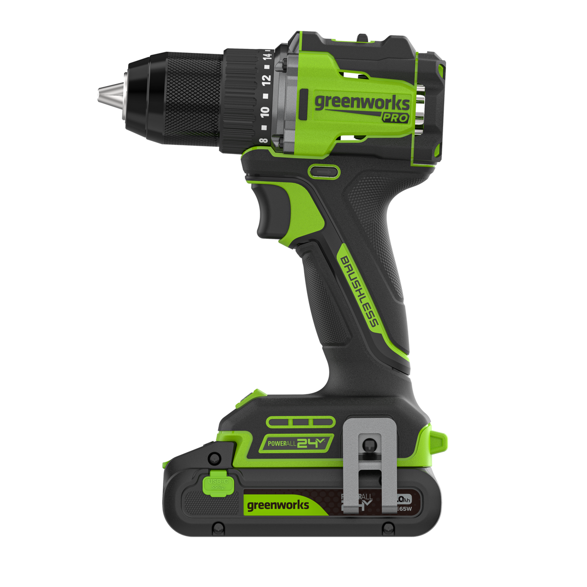 POWERALL 24 V borrskruvdragare 45 Nm – endast verktyg
