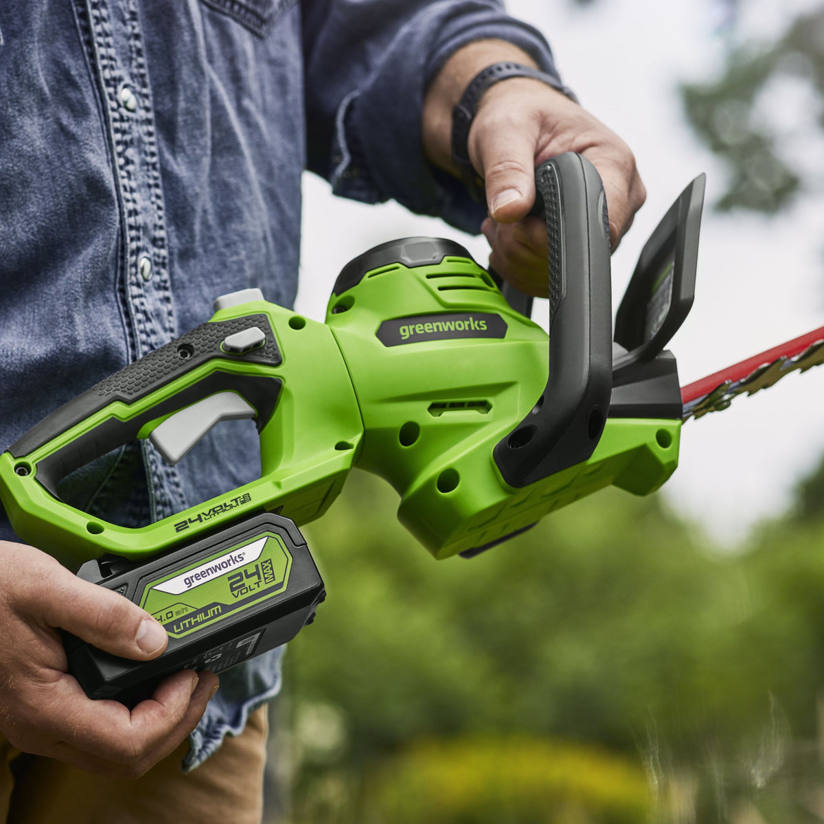 POWERALL 24 V häcksax 56 cm – endast verktyg