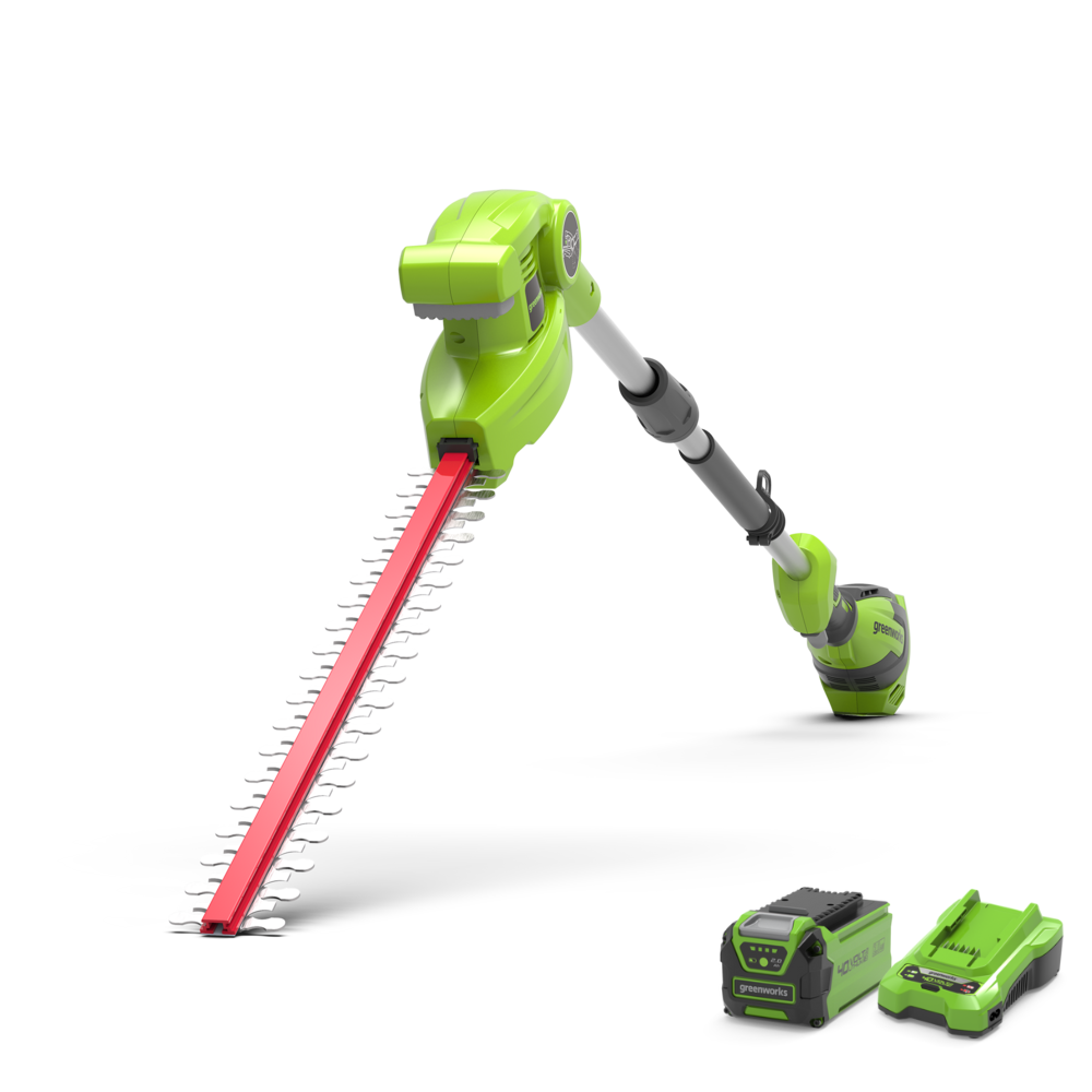 40 V häcksax på stång 51 cm – 2 Ah-batteri