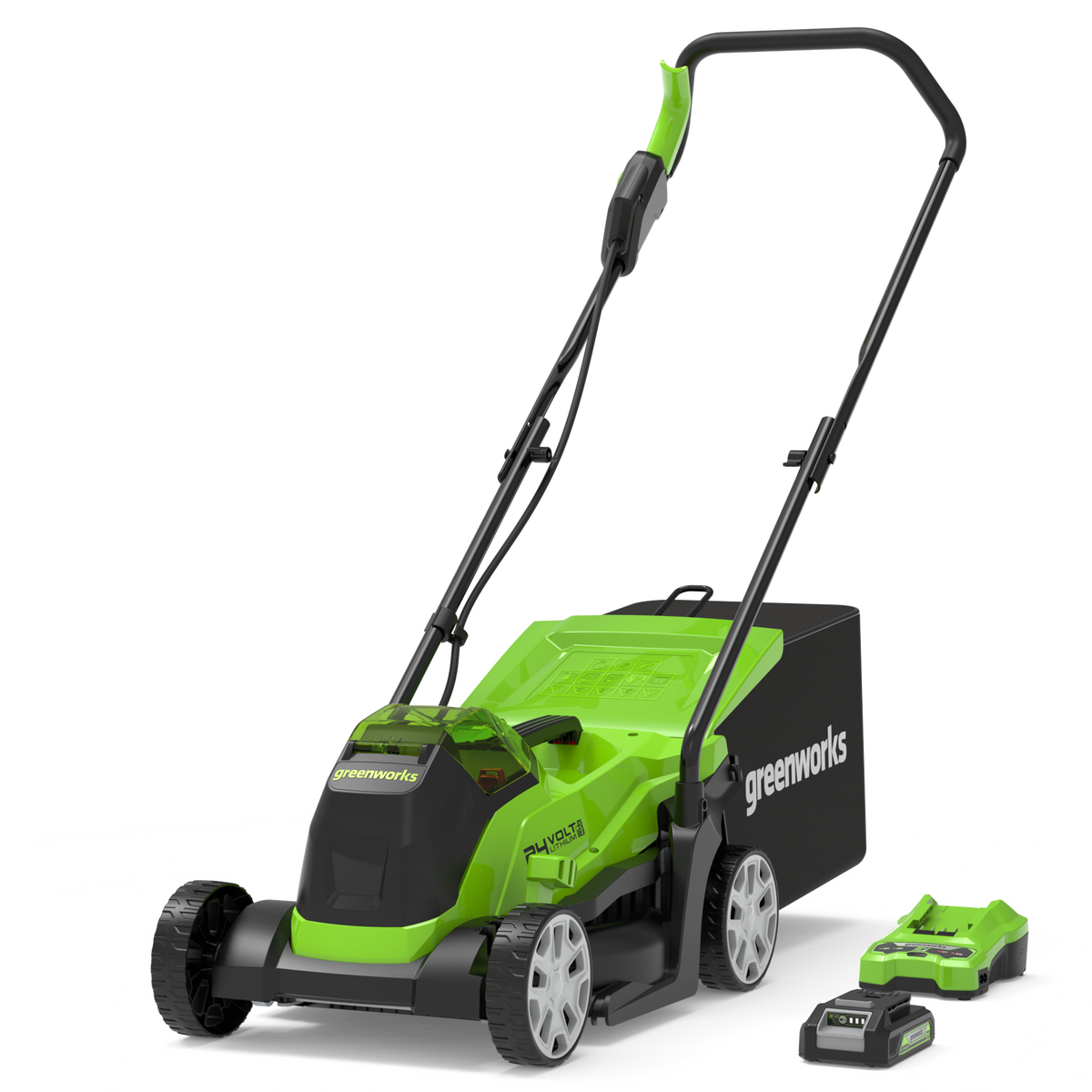 POWERALL 24 V gräsklippare 33 cm – 2 Ah-batteri