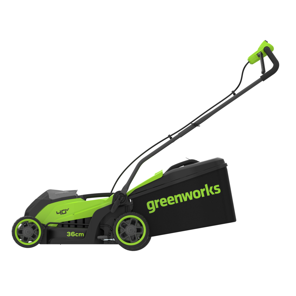 40 V gräsklippare 36 cm, gen. II – 4 Ah-batteri