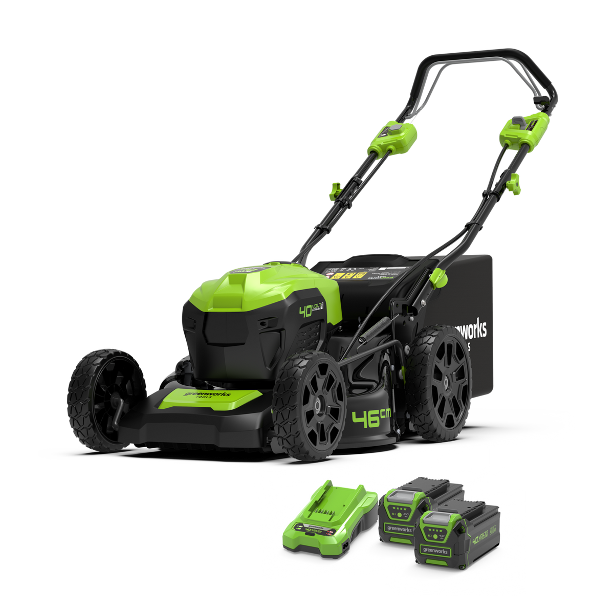 40 V gräsklippare 46 cm SP – 2 x 4 Ah-batteri