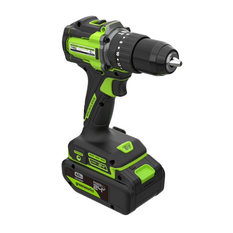 POWERALL 24 V PRO slagborrmaskin 60 Nm – 2 batterier