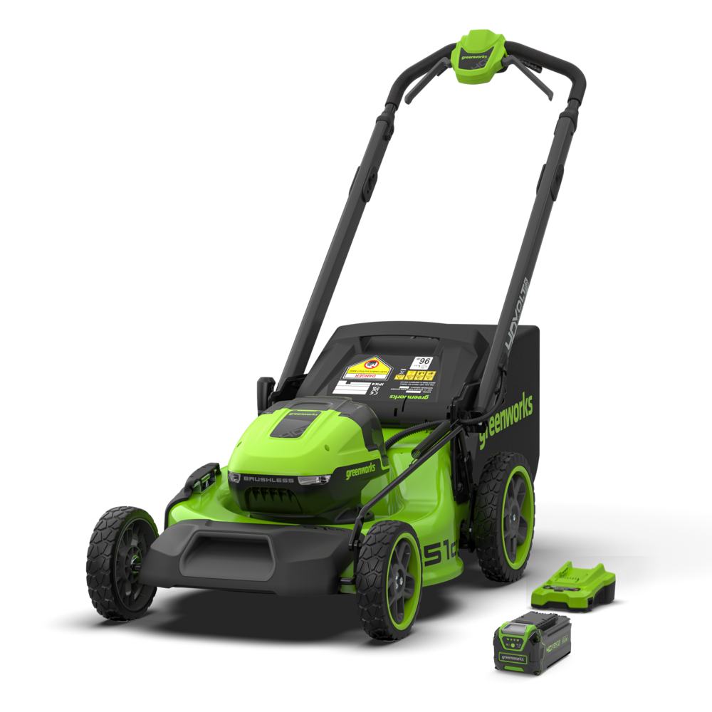 40 V gräsklippare 51 cm, självgående, gen. II – 5 Ah-batteri