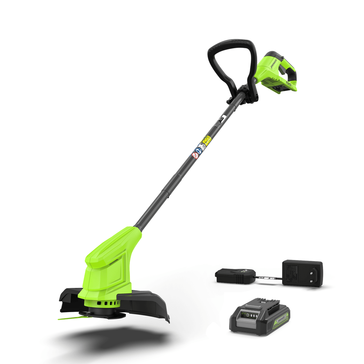 POWERALL 24 V grästrimmer 25 cm, gen. II – 2 Ah-batteri