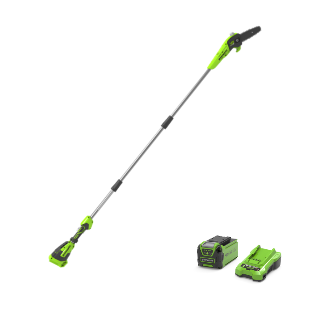 40 V stångsåg 20 cm, gen. II – 2 Ah-batteri