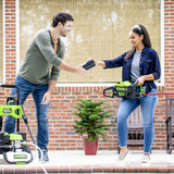 60 V häcksax 66 cm – 2 Ah-batteri