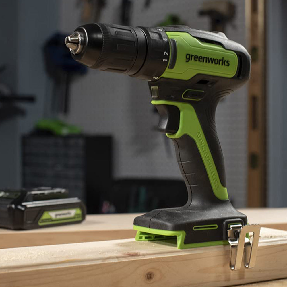 POWERALL 24 V borrmaskin + häftpistol, set