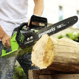 40 V motorsåg 40 cm 1,8 kW – 2× 2 Ah-batteri