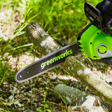 POWERALL 48 V (24 V × 2) motorsåg 36 cm – 2× 4 Ah-batteri