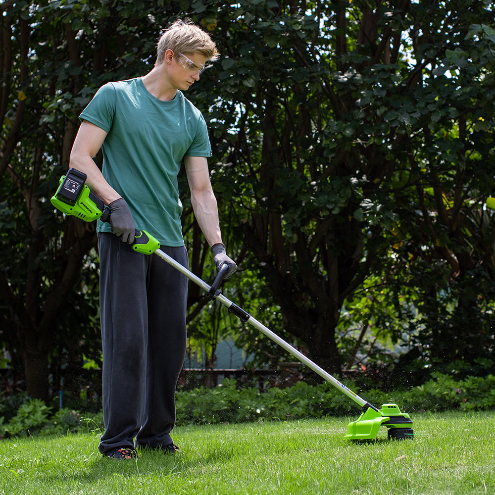 POWERALL 48 V (24 V x 2) grästrimmer 33 cm – endast verktyg