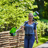 POWERALL 48 V (24 V x 2) röjsåg med cykelhandtag 38 cm – 2 x 4 Ah-batteri