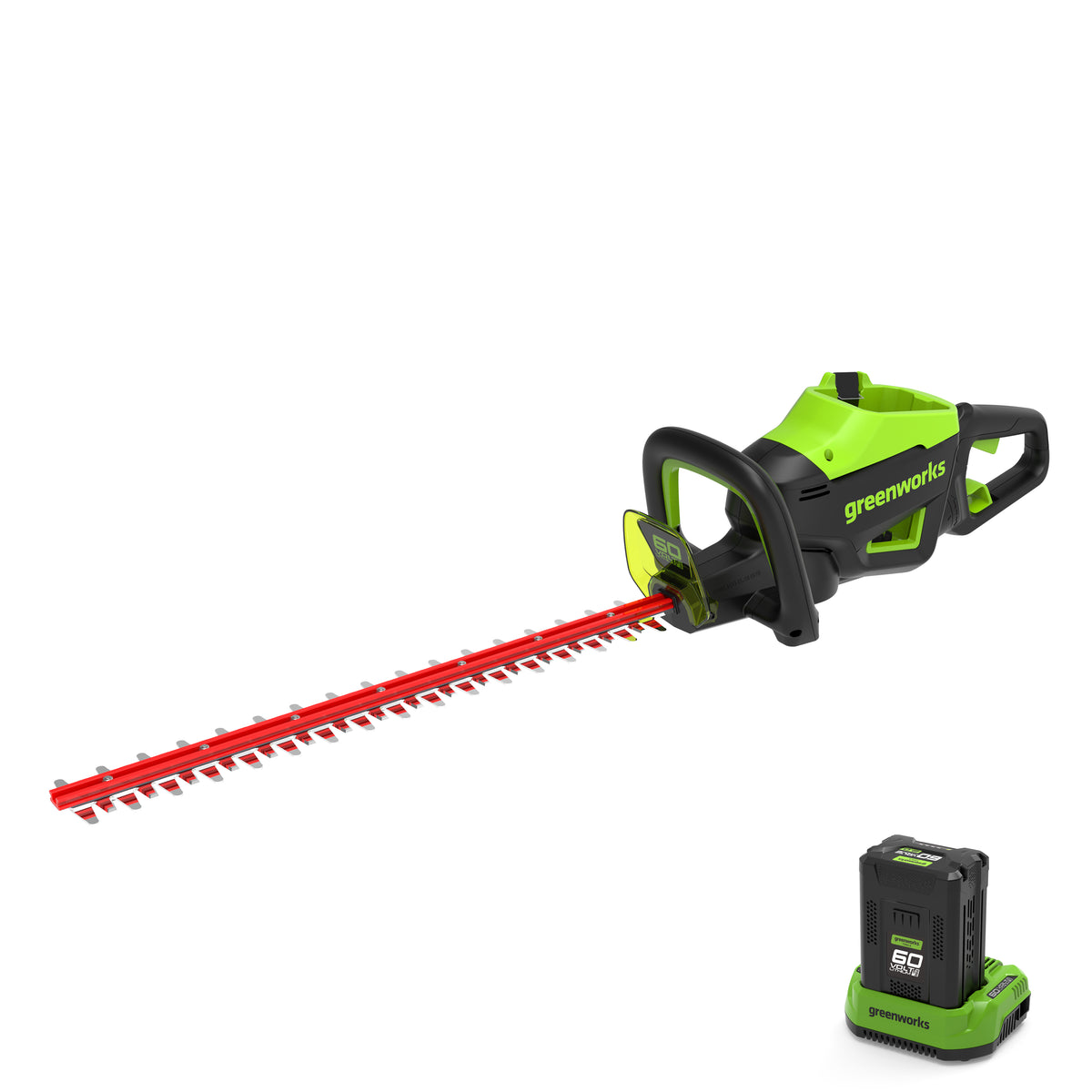 60 V häcksax 66 cm – 2 Ah-batteri