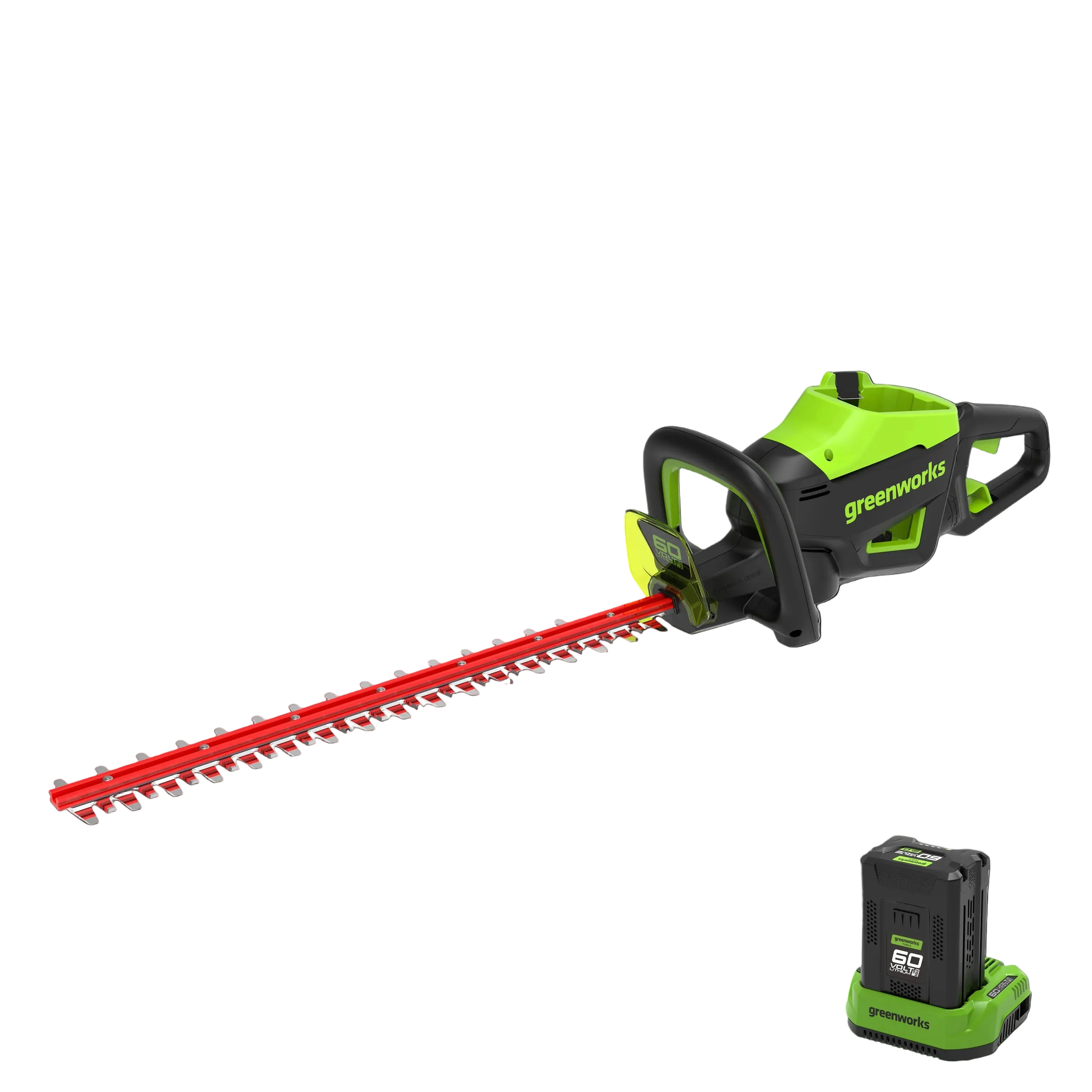 60 V häcksax 66 cm – 2 Ah-batteri
