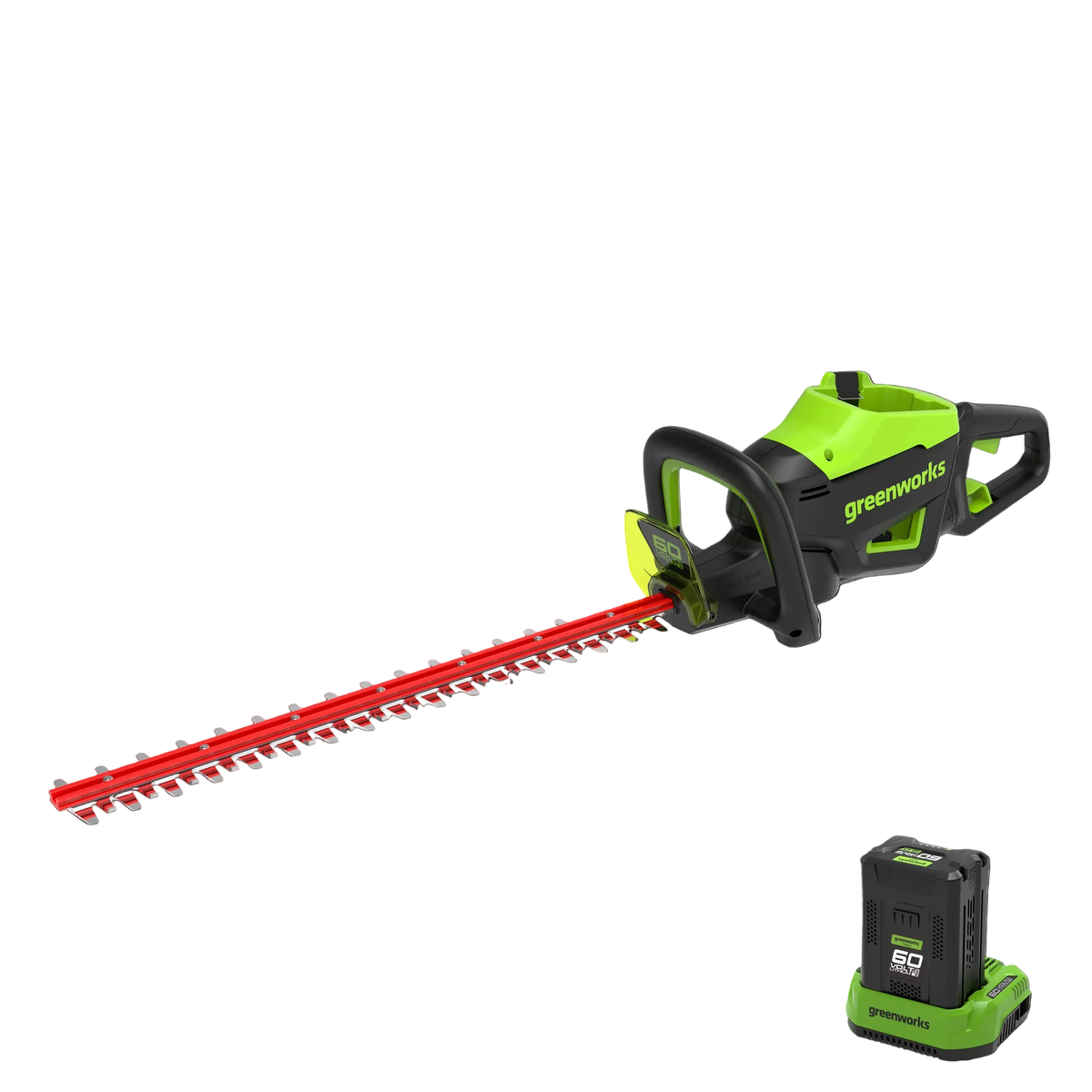60 V häcksax 66 cm – 2 Ah-batteri