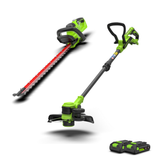 POWERALL 24 V grästrimmer 30 cm + häcksax 61 cm, set