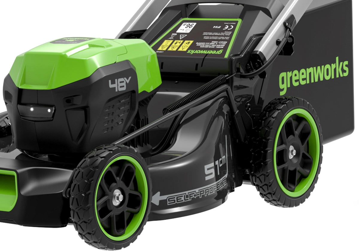 48 V DVT 51 cm gräsklippare – 5 Ah-batteri