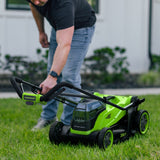 POWERALL 48 V (24 V x 2) gräsklippare 36 cm – 2x 4 Ah-batteri