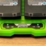 POWERALL 24V startpaket med 2 x 2Ah-batterier + dubbelladdare
