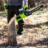 40 V motorsåg 35 cm 1,5 kW – 4 Ah-batteri