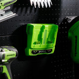POWERALL 24V startpaket med 2 x 4 Ah-batterier och laddare med dubbla laddplatser