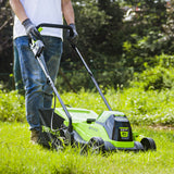 POWERALL 24 V gräsklippare 33 cm – 2 Ah-batteri